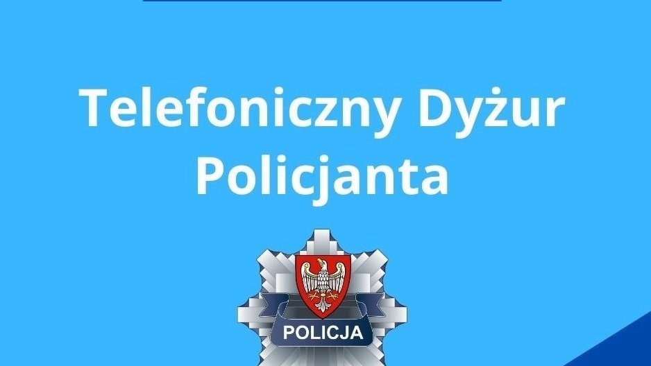 Pomoc dla seniorów - dyżur policjanta