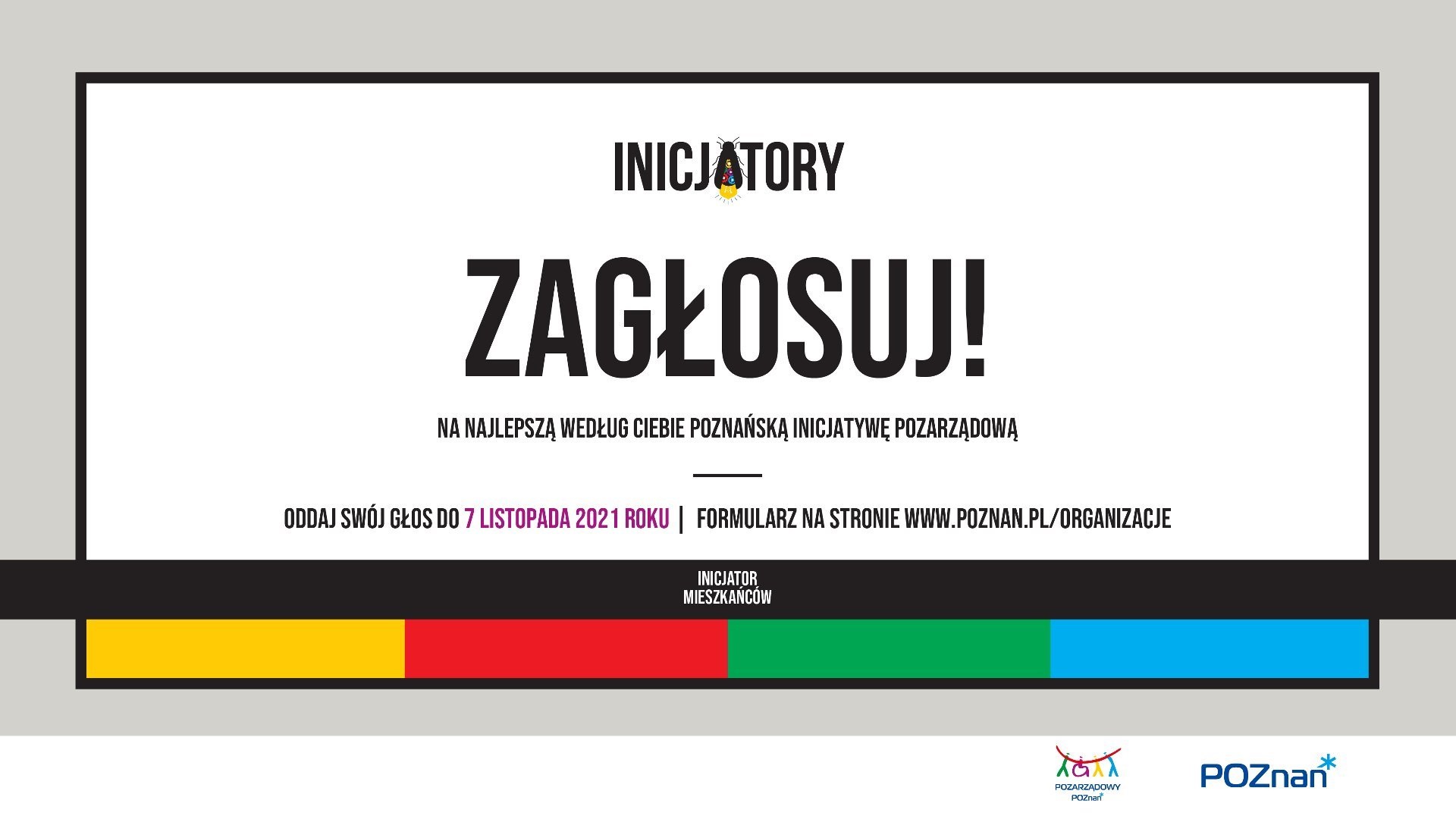 Inicjatory 2020: Zagłosuj na najlepszą inicjatywę pozarządową