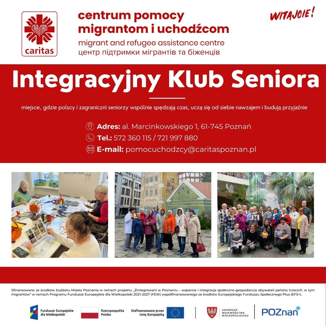 Integracyjny Klub Seniora w Centrum Pomocy Migrantom i Uchodźcom