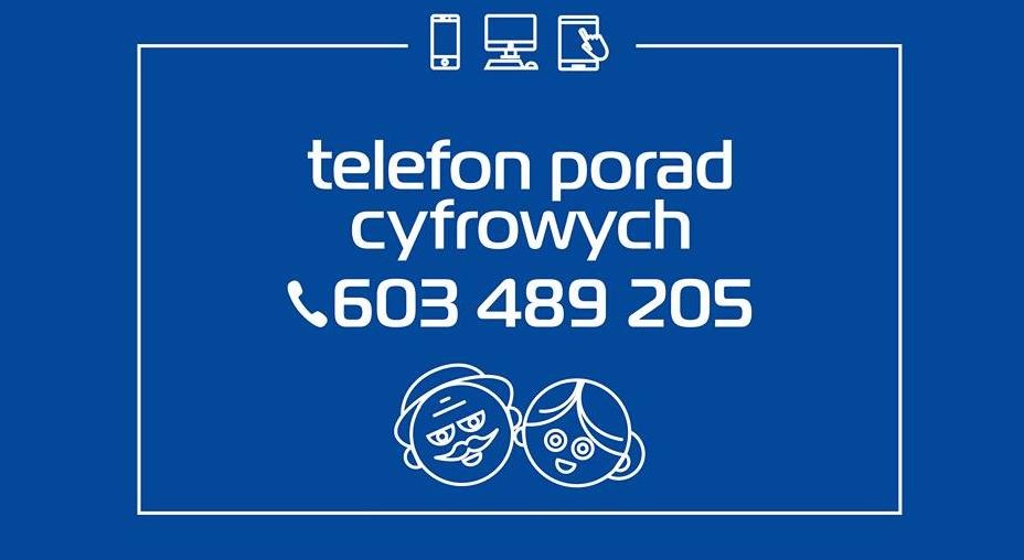 Uruchomiono "Telefon porad cyfrowych" dla poznańskich seniorów